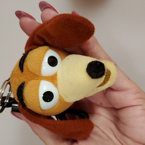 Disney Slinky Dog and Winnie The Pooh keychains Happy Meal toys Promo EUC - Picture 2 of 8